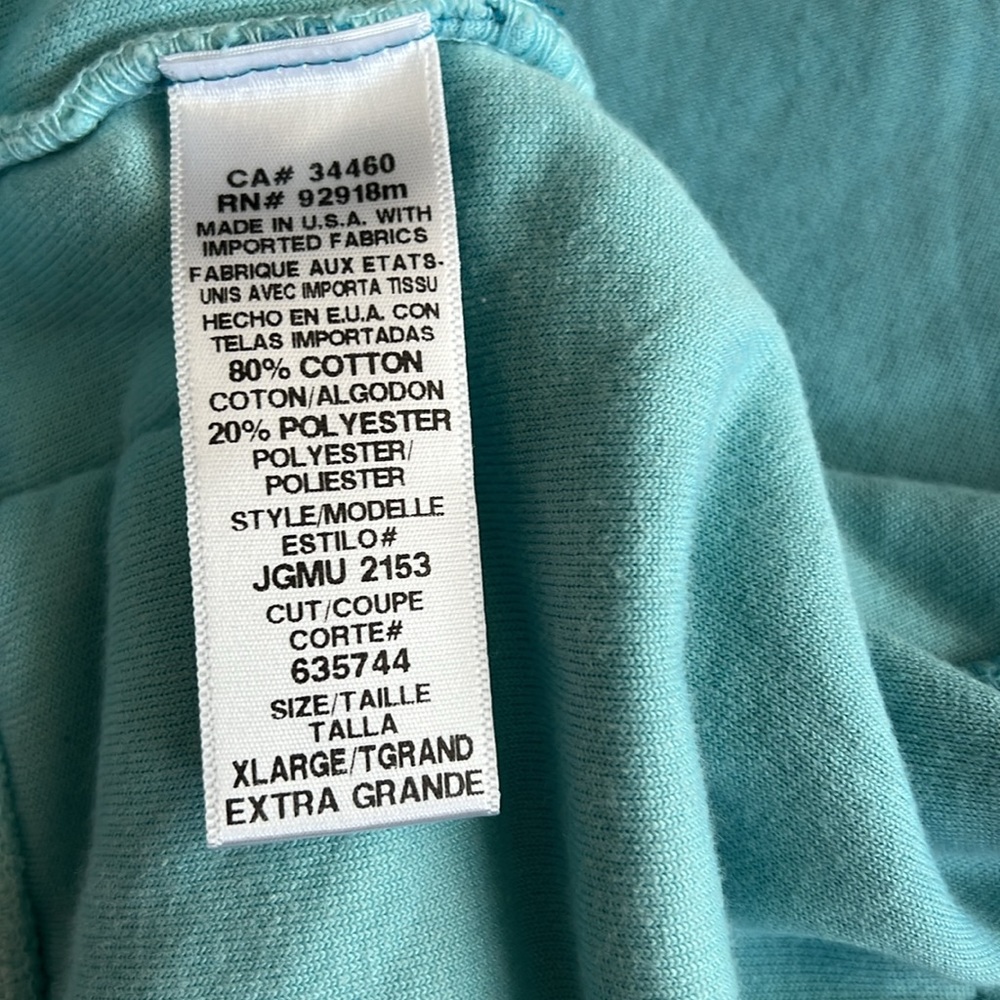 📌SOLD📌 GUC Vintage Y2K Juicy Couture Ombre Blue Velour Zip Up Hoodie  SZ-XL - Picture 12 of 16